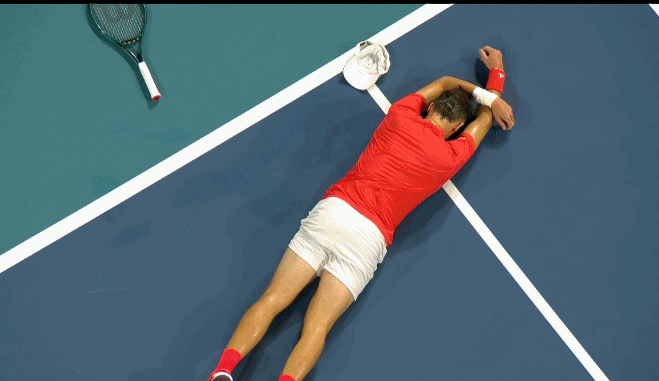 DB视讯官方登录入口力克德约夺生涯首冠！19岁门希克取胜后趴在地上